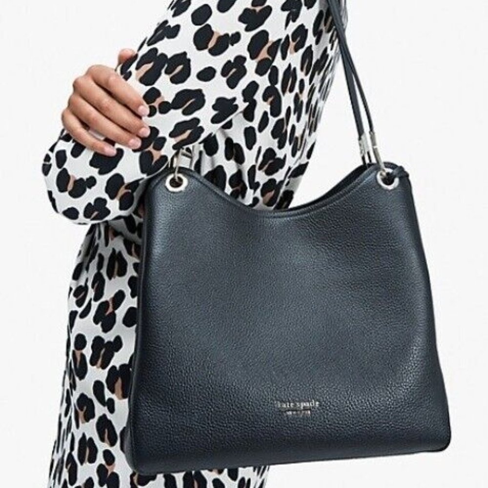 Kate Spade Loop Large Shoulder Bag in Black